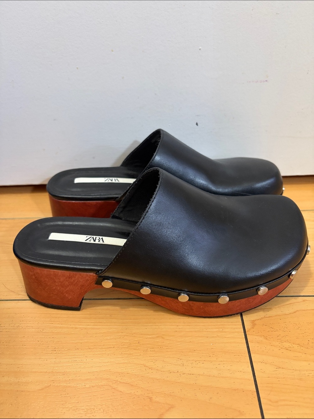 Studded clogs